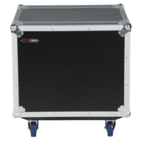 ATA SHOCK WOOD FLIGHT RACK CASE; 8U; W/ CASTERS